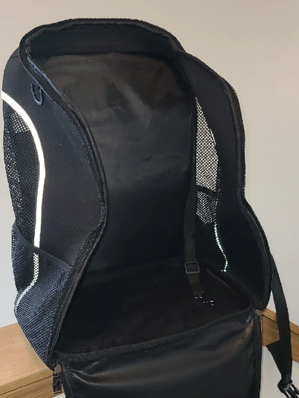 Petsfit Black and Gray Pet Carrier Backpack